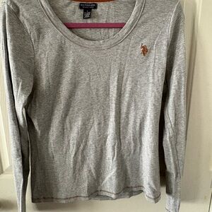 U.S. Polo Assn. Gray Crew Neck Shirt